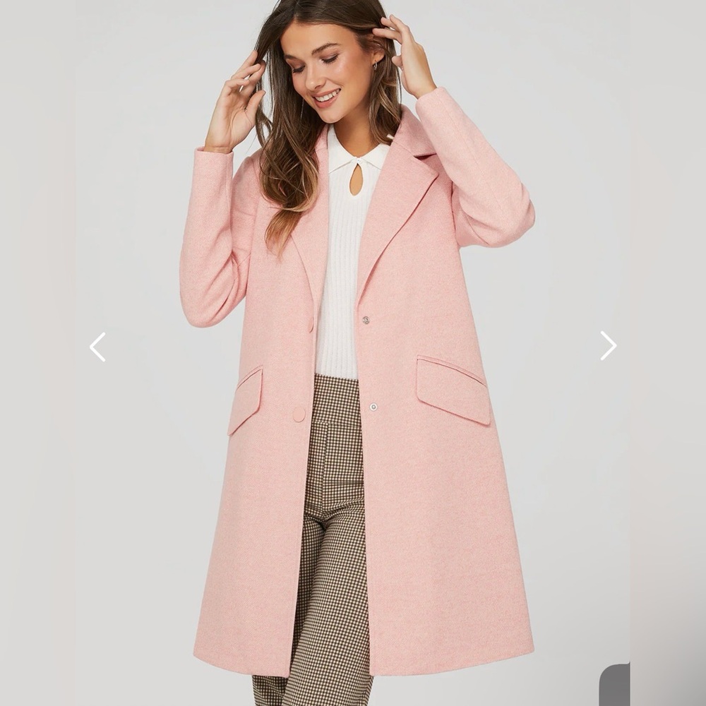 Suzy Shier Soft Pink Coat